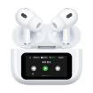 WK WS-26 Liton Series ANC+ENC Wireless Earbuds with Smart Screen - White - 1