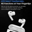 WK WS-26 Liton Series ANC+ENC Wireless Earbuds with Smart Screen - White - 6