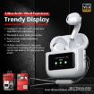 WK WS-27 Liton Series Wireless Earbuds with Smart Screen - White - 4