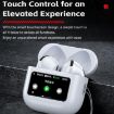 WK WS-27 Liton Series Wireless Earbuds with Smart Screen - White - 6