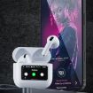 WK WS-27 Liton Series Wireless Earbuds with Smart Screen - White - 7