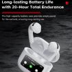 WK WS-27 Liton Series Wireless Earbuds with Smart Screen - White - 8