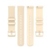 18mm Beige Silicone Watch Band for Garmin Venu 2S/Move 3S/Active S - 3