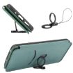 Ulefone Note 9P Green Flip Case: TPU+PC+PU Leather, Card Slot & Lanyard - 9