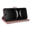 Huawei nova 14 5G Leather Phone Case with 6 Card Slots & Wrist Strap Pink - 6