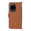 Huawei nova 14 5G Leather Phone Case with 6 Card Slots & Wrist Strap Brown - 3