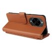 Huawei nova 14 5G Leather Phone Case with 6 Card Slots & Wrist Strap Brown - 7