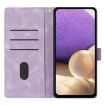 Redmi A5 4G Purple Leather Phone Case - Triangles Embossed 173.3mm - 4