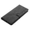 Redmi A5 4G 173.3mm Black Triangles Embossed Leather Phone Case - 6