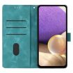 Redmi A5 4G Green Leather Phone Case - Triangles Embossed, 173.3mm - 4