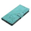 Redmi A5 4G Green Leather Phone Case - Triangles Embossed, 173.3mm - 6