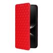 Huawei nova 14 5G Red Flip Leather Phone Case with Cubic Grid Texture - 2