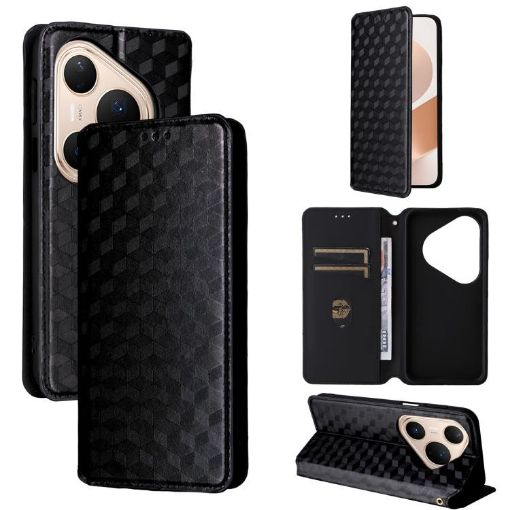Huawei Pura 80 Pro 5G/Pro+ 5G Black Flip Leather Phone Case - 1