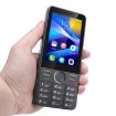 UNIWA XS24 Keypad Phone, 2GB+16GB, 3.5" Android 8.1, 4G, UK Plug, Black - 3