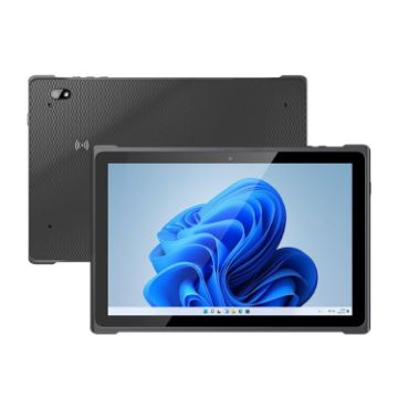 QCOM W1019 10.1" Windows 11 Pro Tablet, 8GB+128GB, 4G, UK Plug, Black - 1