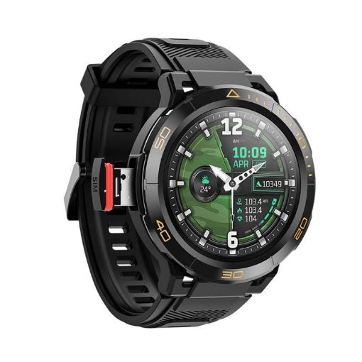 UNIWA DM300 4G Android Watch Phone, 2GB+16GB, 1.43" Quad Core, Black - 1