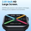 WK WH-08 Dreamer S Smart Watch, 2.01" Screen, BT Call Support, White - 3