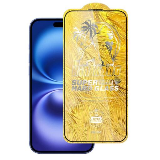 iPhone 16/15 Jungle Series 9D Curved HD Aluminum Glass Screen Protector - 1