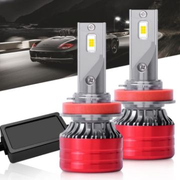 H11 2pcs 25W 2500lm 6000K LED Car Headlight Bulbs - 1