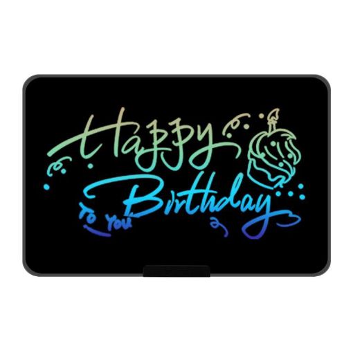 21" Rechargeable LCD Drawing Board for Kids - Black/Color Writing - 1