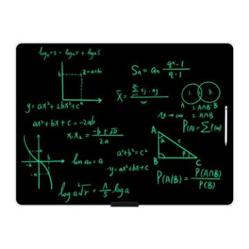 40" Silver/Green Rechargeable LCD Drawing Board for Kids Graffiti - 1
