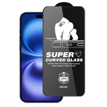 iPhone 16/15 WK WTP-107 6D Curved HD Tempered Glass Film 0.33mm - 1