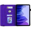 Samsung Galaxy Tab A7 10.4 (2020) Purple Leather Case with Card Slots - 7
