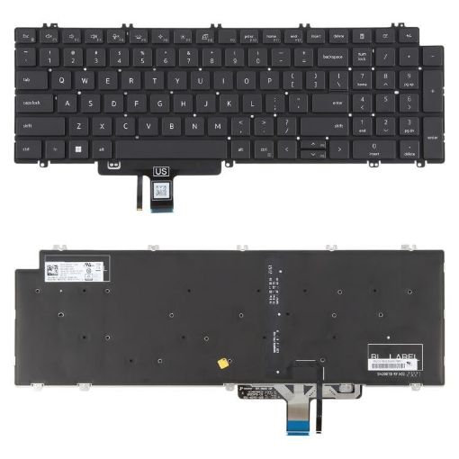 Dell Latitude 3540 5520 5521 5530 5531 5540 Backlit Keyboard (Black) - 1
