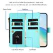 OnePlus Ace 5 Ultra Mint Green Leather Case with 9 Card Slots & Strap - 3