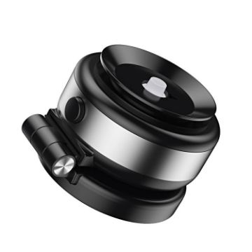 Silver Car Navigation Electric Vacuum Magnetic Suction Cup Bracket - 1
