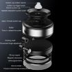 Silver Car Navigation Electric Vacuum Magnetic Suction Cup Bracket - 5