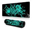 Large Abstract Mouse Pad Gamer Desk Mat 300x800x2mm Fluid 34 - 1