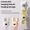 3 In 1 Cup Brush Rabbit Crevice Bottle Mug Cleaning Brush Beige - 9