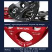 XINDA XD-Q9676 Gray Double Axle Pulley for Outdoor Rope Crossing - 4