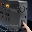 12V/24V to 220V Car Inverter Socket Fast Charger with Digital Display - 5