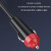 12V/24V to 220V Car Inverter Socket Fast Charger with Digital Display - 9