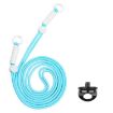 BRDRC Light Blue White Knot Camera Strap Crossbody Lanyard 1/4" Screw - 1
