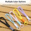 BRDRC Sports Camera Lanyard 1/4" Screw Wrist Strap - Purple/White - 9