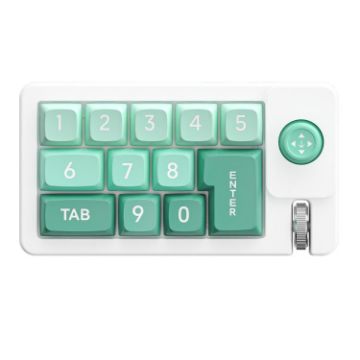 MKESPN K810 Wired Mechanical Gaming Keyboard, RGB Backlight, Hot Swap, Green - 1