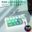 MKESPN K810 Pink Purple RGB Backlight Wired Mechanical Gaming Keyboard - 9
