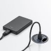 USB-C & USB 3.0 Desk Grommet Hub Dock Station with 3.5mm, 1.2m Cable - 2
