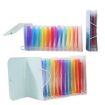A6 Expanding File Organizer with 7 Pockets - Black Cover, Natural Inner - 4