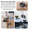 Magnetic Car Phone Holder - T20 Folding Stand for Center Console (Black) - 8
