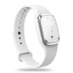 Ultrasonic Mosquito Repellent Watch Bracelet - White | Outdoor Protection - 1
