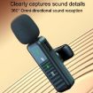 H63 Wireless Lavalier Microphone - Single Mic 8 Pin Noise Canceling Device - 3