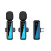 Dual Mic H63 Wireless Lavalier Microphone - Noise Canceling, Type-C - 1