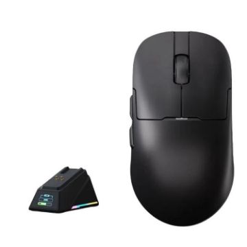 Ajazz AJ159 APEX Wireless Gaming Mouse PAW3395 with Charging Dock Black - 1