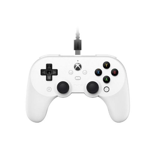 8BitDo Pro2 Wired Gamepad for Xbox One/Series X/S - White - 1