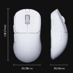 Ajazz AJ199 MAX Tri-Mode Wireless/Wired Gaming Mouse PAW3395 White - 3