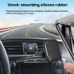 Gray Car CD Slot Mobile Phone Holder - Clip Type Navigation Mount - 5
